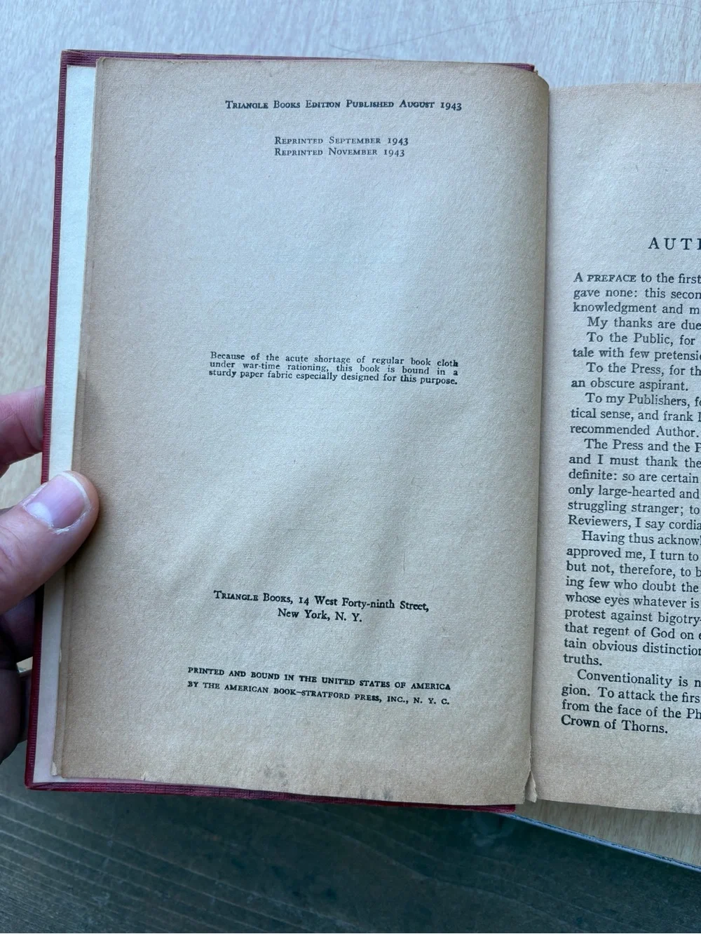 Jane Eyre Vintage 1943 Hardcover Book By Charlotte Brontë